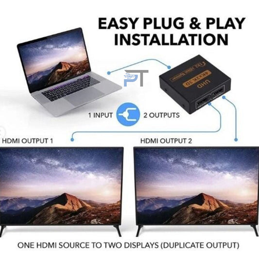 Adaptador de 2 salidas HDMI